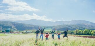 Group of People Jumping