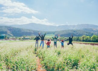 Group of People Jumping