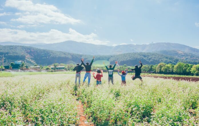 Group of People Jumping