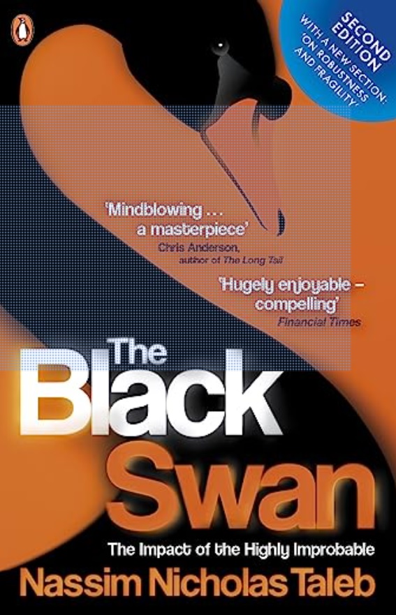 Book: "The Black Swan: The Impact of the Highly Improbable" by Nassim Nicholas Taleb: