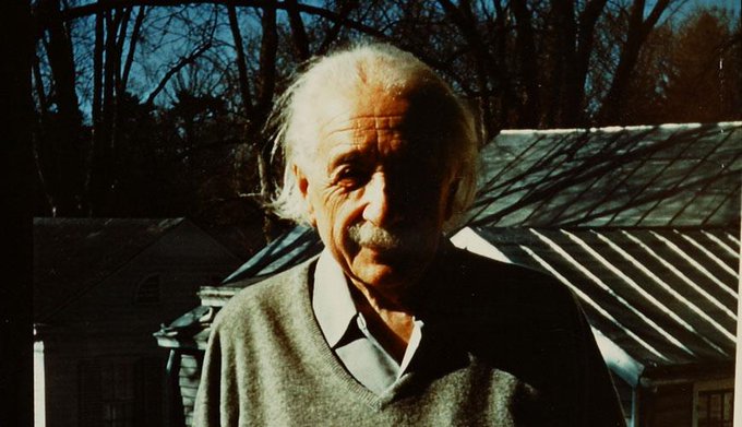 Color photo of Albert Einstein