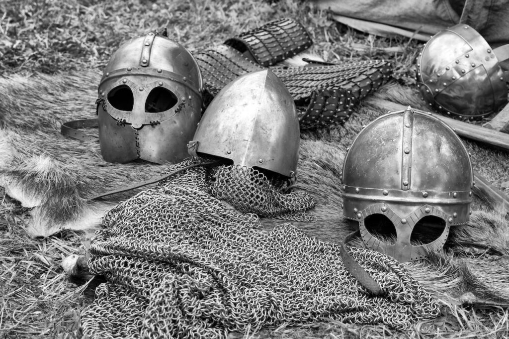 1000 years ago - helmets