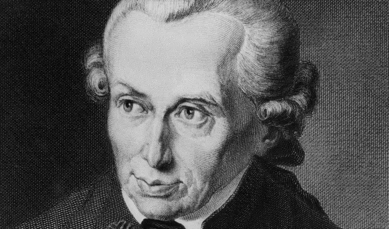 Immanuel Kant Black and White