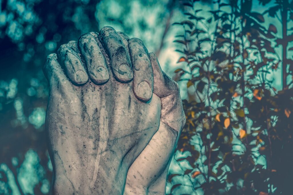 Hand sculpture - religion