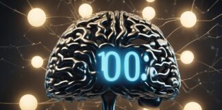 Image of brain depicting 100% of its usage