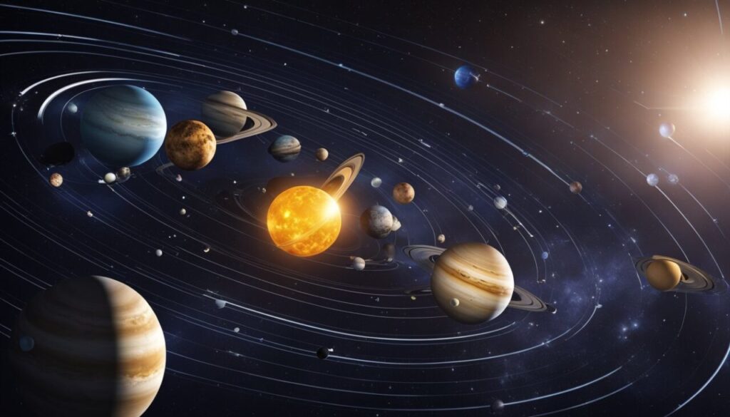 All planets in solar system and their moons
