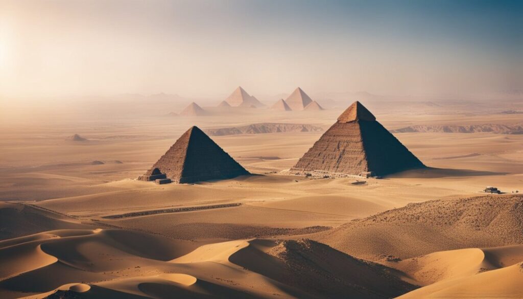 Pyramids in Egypt