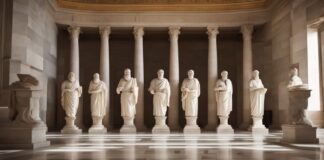 Statues of Greek Philosophers