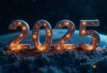 2025 sign on Earth