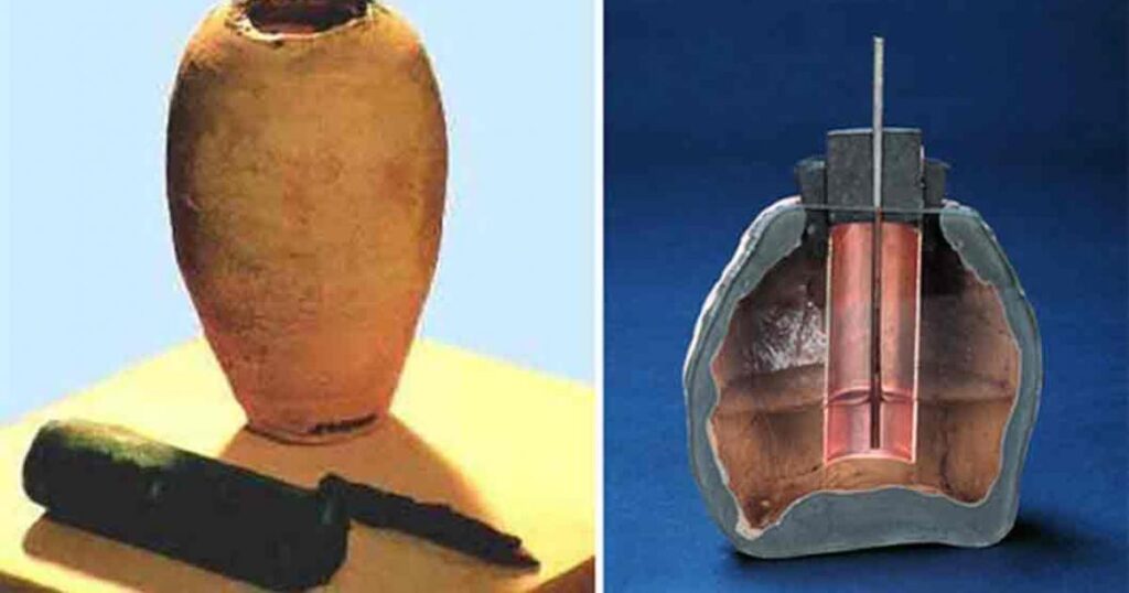 Ancient battery that looks like vase