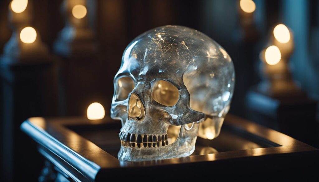 Crystal skull artifact