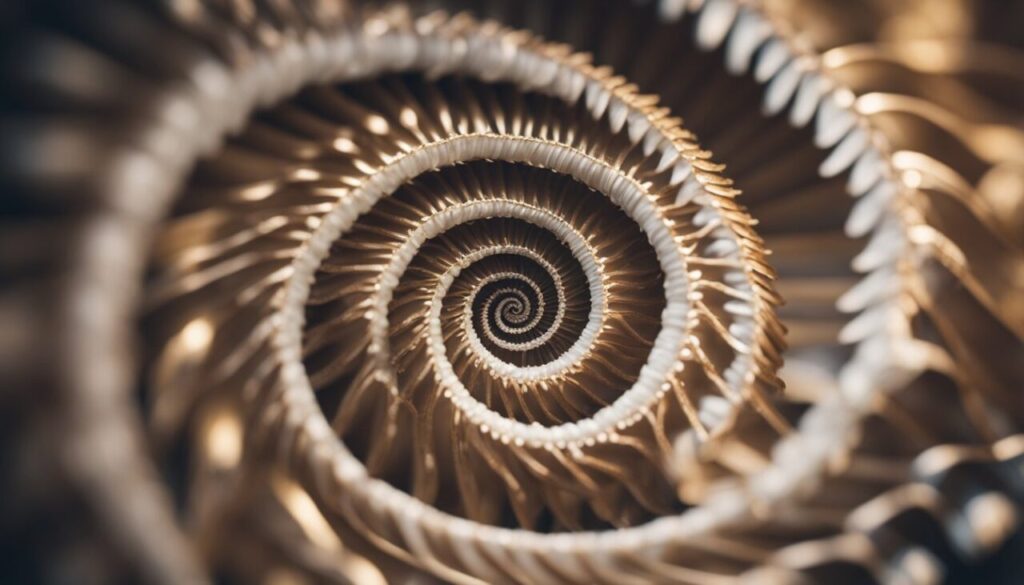 Some kind of structure depicting Fibonacci sequence