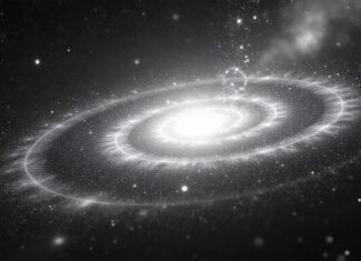 Whole universe black and white in cyclic rebirth