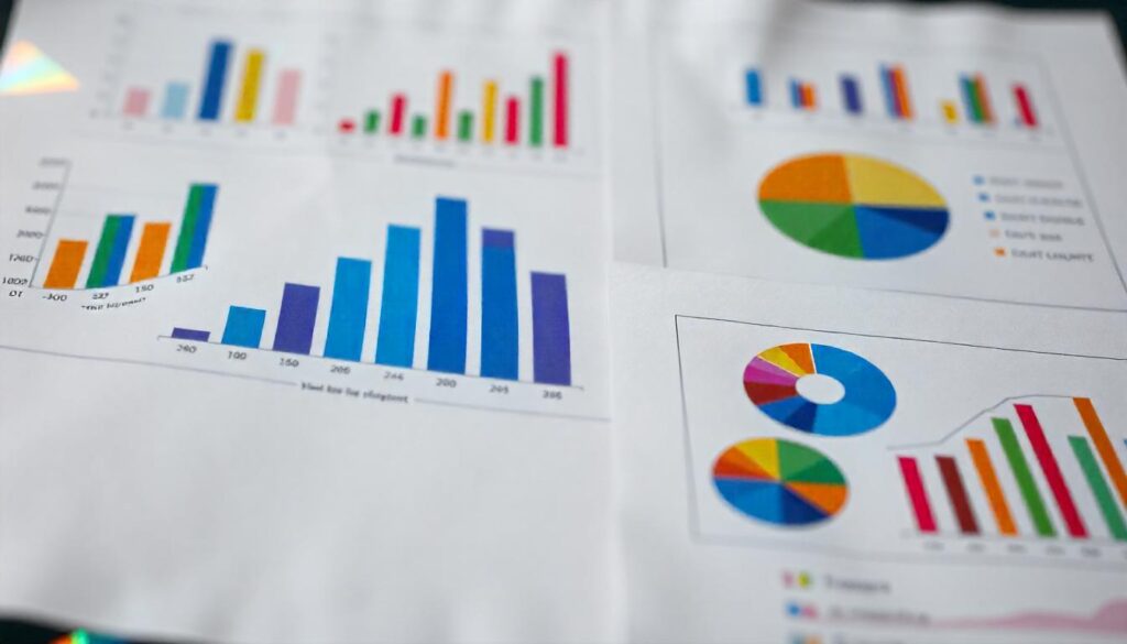 Research study with graphs