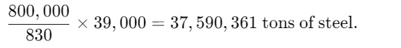 steel math calculations