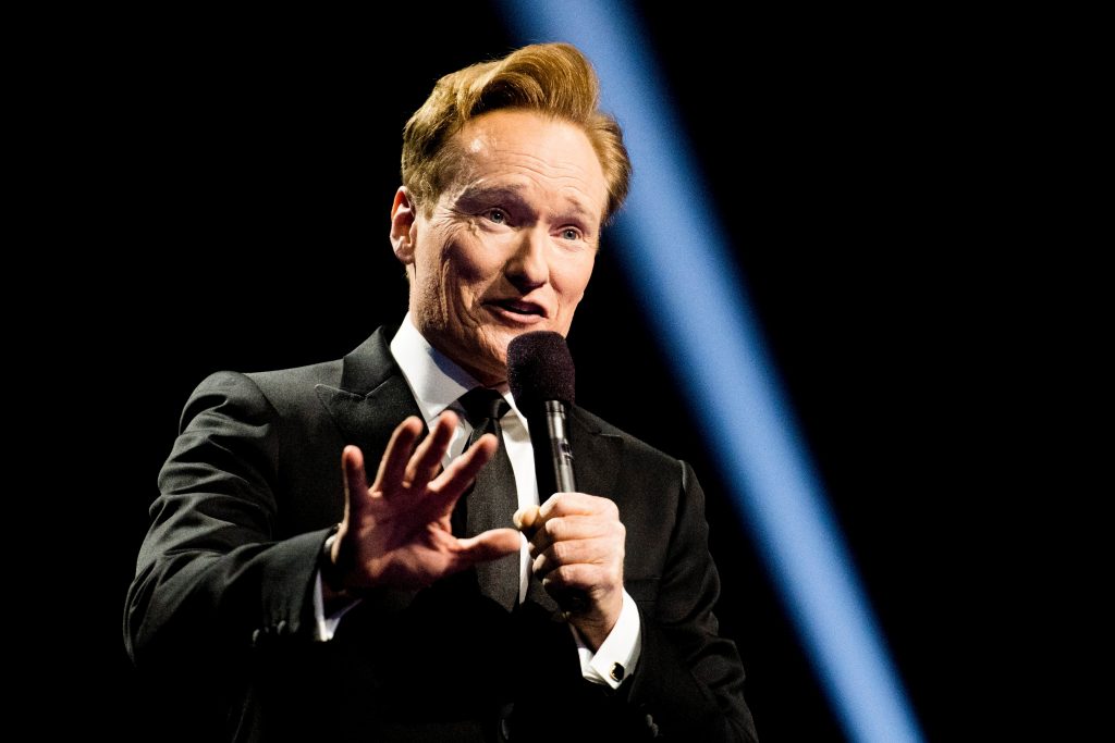 Conan O’Brien black background