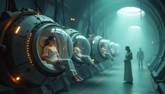 Future humans in capsules