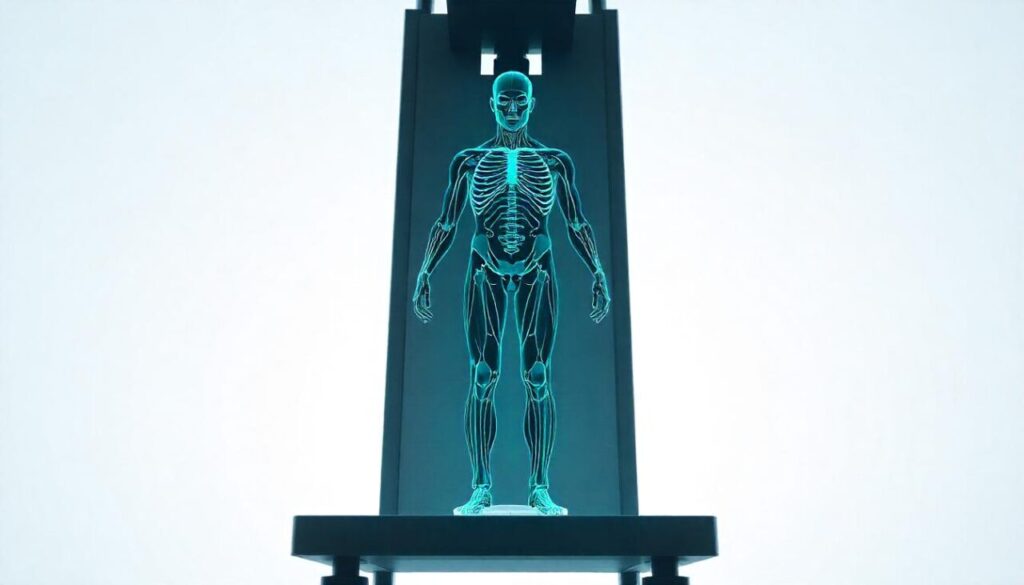 Electro image of human