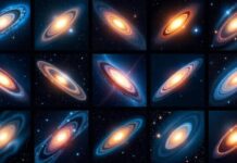 Many different galaxies in the universe