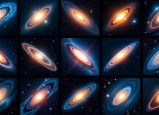 Many different galaxies in the universe