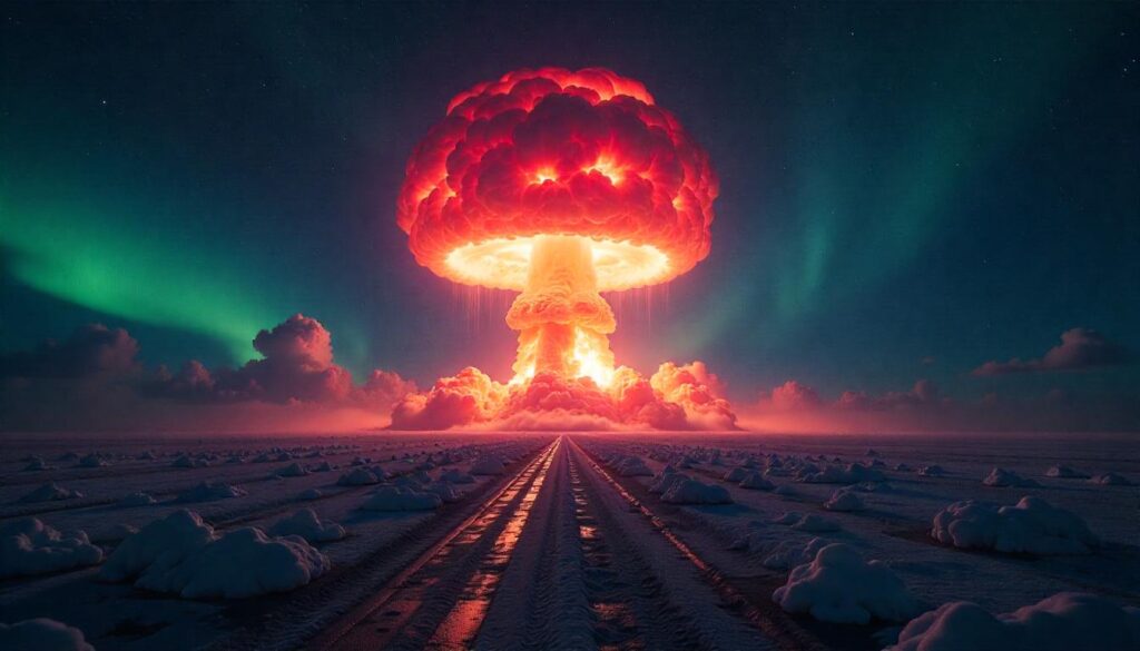 Nuclear explosion mushroom