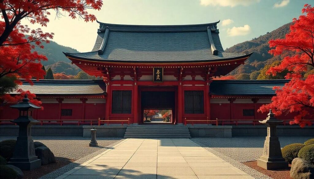 Shinto religion temple