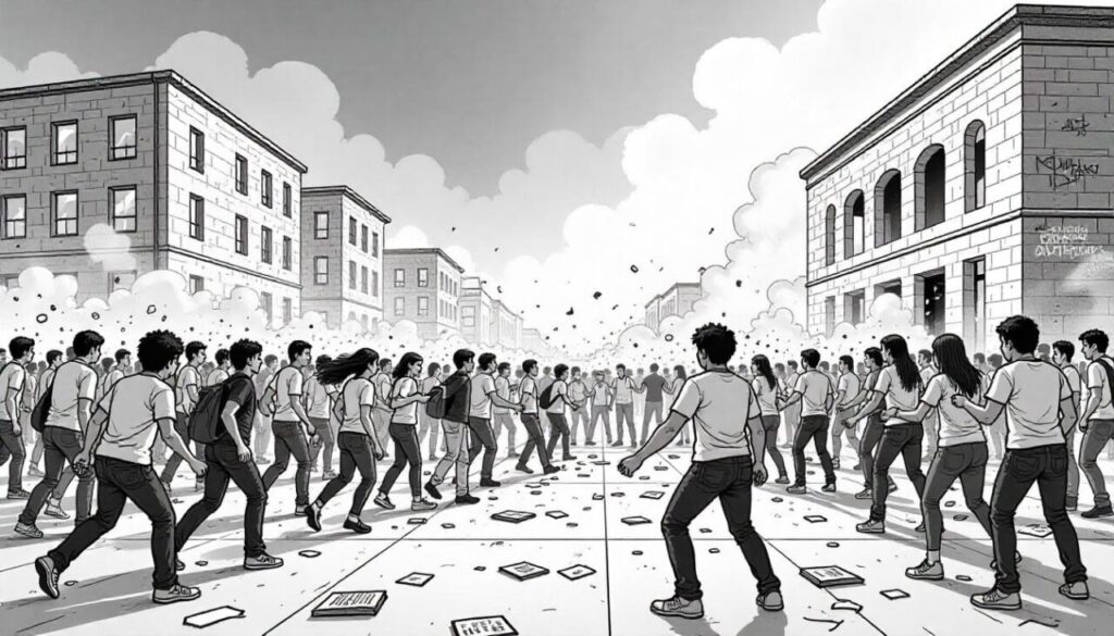 Mob rule cartoon