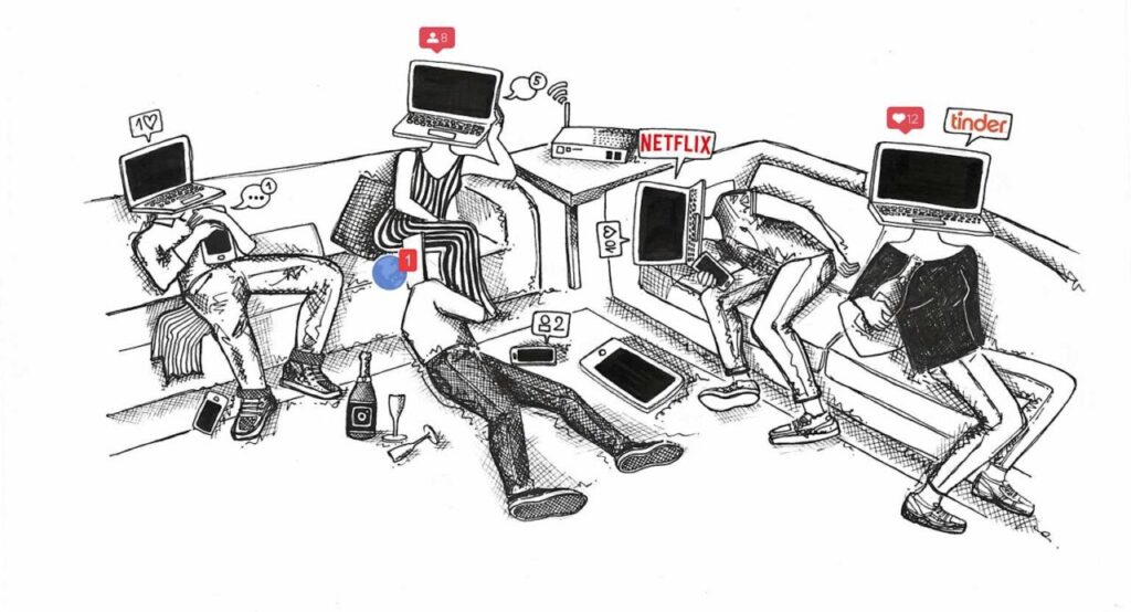 AI and Internet impacting people
