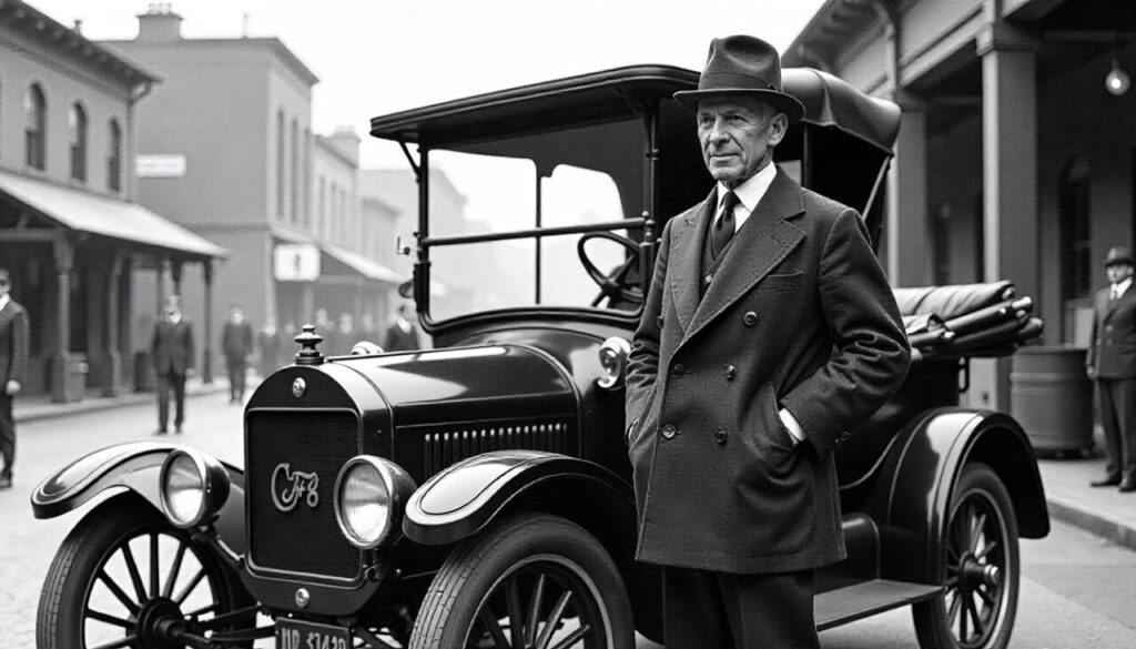Henry Ford and T car