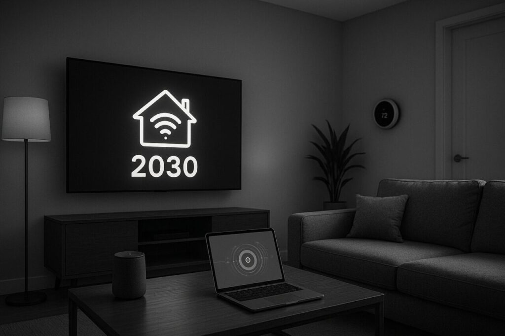 Smart modern home in 2030