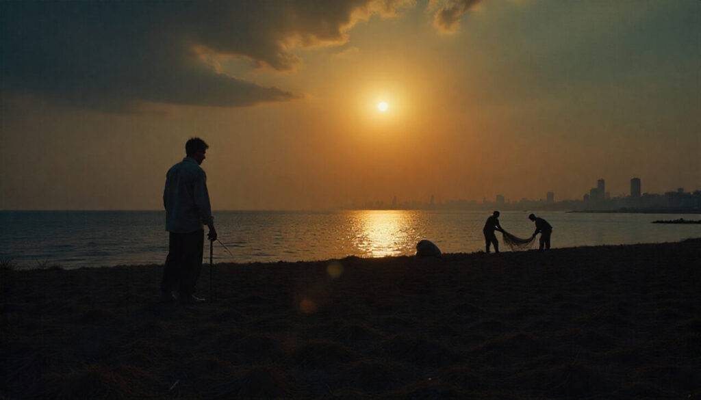 People fishing