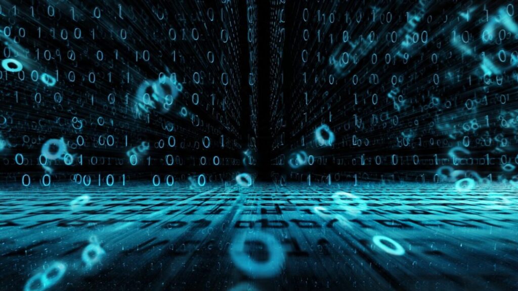 Binary code in computers