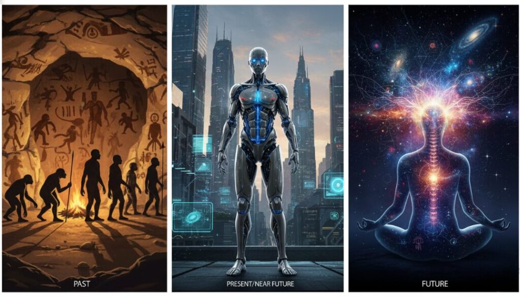 Past Present and Future of humans