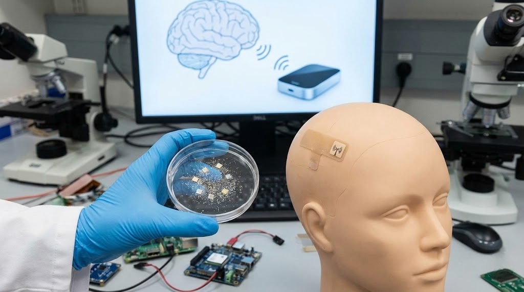 Wifi from brain micro chips to dream device