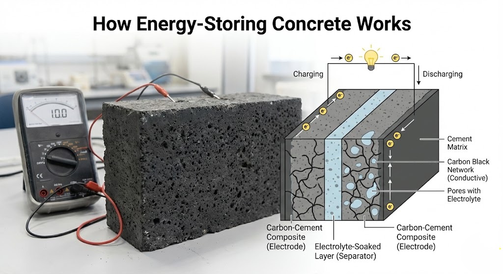 concrete batteries
