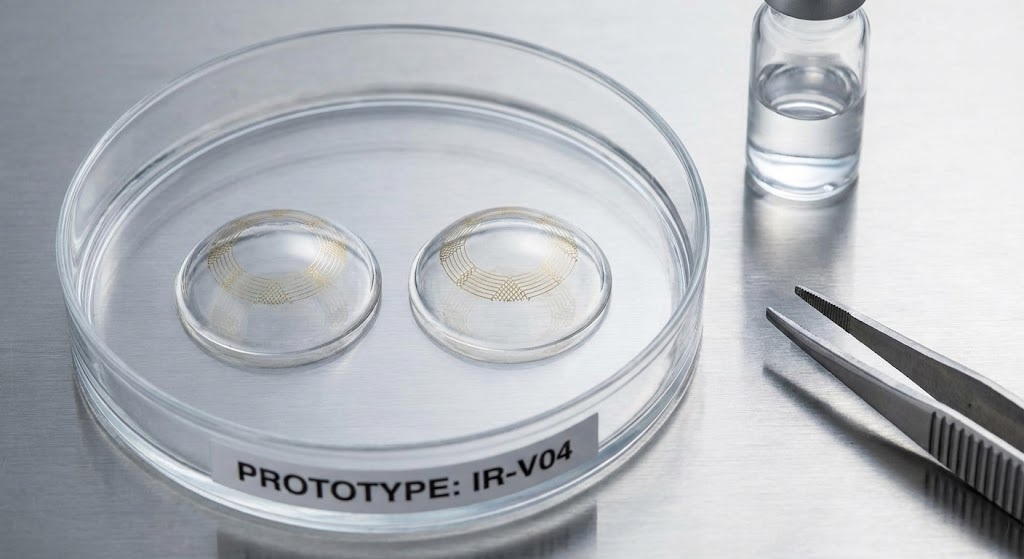 infrared contact lens